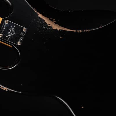 Fender Custom Shop 1962 Relic Jazz Bass - Aged Black image 12