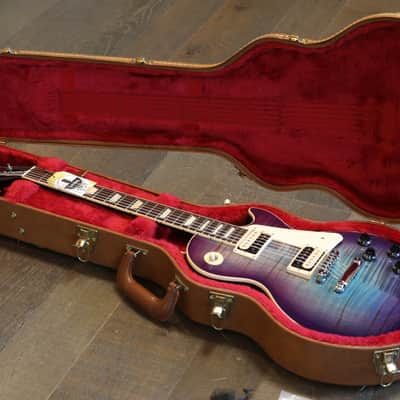 2019 Gibson Les Paul Traditional Pro V Electric Guitar Blueberry Burst + OHSC image 23