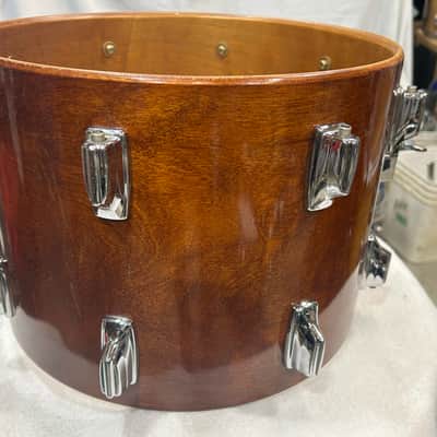 Tama Superstar 10" deep X 14" head Rack Tom (10153-415) 80's - Mahogany Gloss image 8