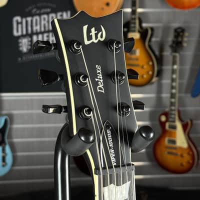 ESP LTD Viper-1000 Baritone Black Satin - NEW image 2