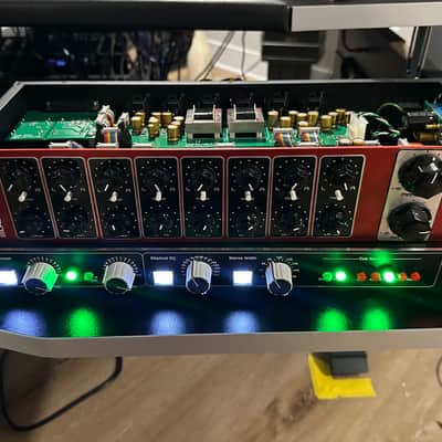 *Cinemag*Mod* Black Lion Audio PM-8 MKII Passive Summing Mixer 2010s - Red and Black image 3