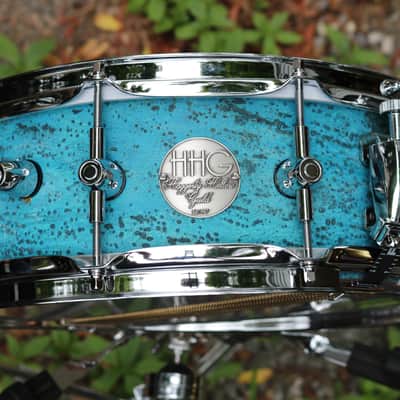 HHG Drums Super-muff Seamless Copper Snare Drum 2022 Natural Patina Copper image 12