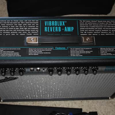 Fender '68 Custom Vibrolux Reverb Tube Combo Amp 35-Watt 2x10" Greenbacks 2016 image 19