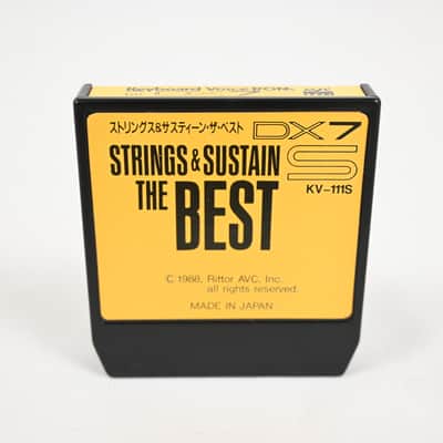 Yamaha Strings & Sustain THE BEST ROM Cartridge *ULTRA RARE* image 3