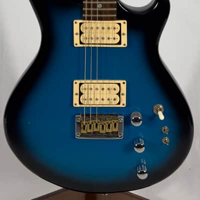Martin Sigma Prototype Neck Through Electric Guitar MIJ Japan Early 1980s - Blue Burst image 1