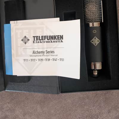 Telefunken TF17 FET Large Diaphragm Cardioid Condenser Microphone 2024 - Present - Black image 3