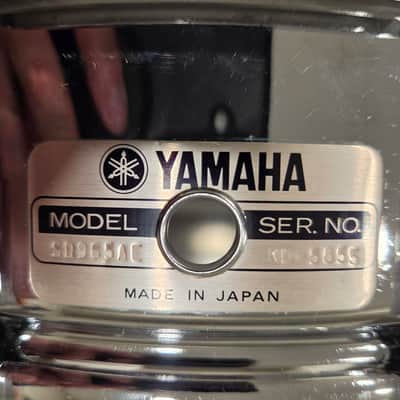 Yamaha 9000 Series Recording Custom Aluminum Snare SD965AE 14x6.5 MIJ image 5