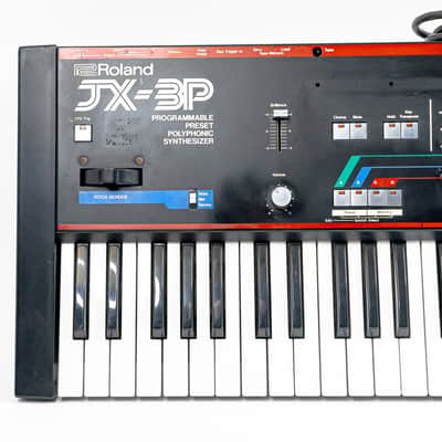 1983 Roland JX-3P Synthesizer Keyboard with DT-200 Programmer image 3