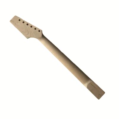 Guitar Alley TC Style DIY Guitar Kit. Basswood body with Burl Ash veneer, Maple neck, Rosewood fretboard and paddle headstock image 5