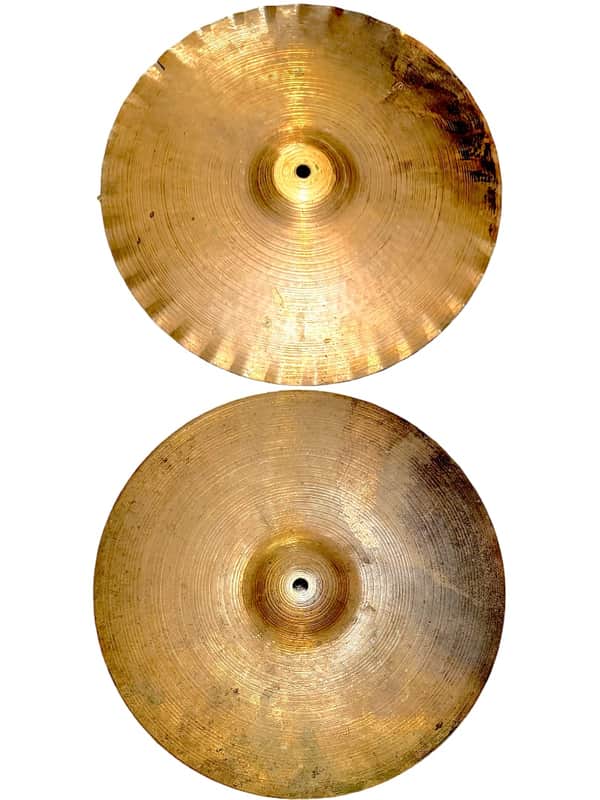 Paiste Vintage 2002 Sound Edge 14" Hi-Hat Cymbal Set (Used) image 1