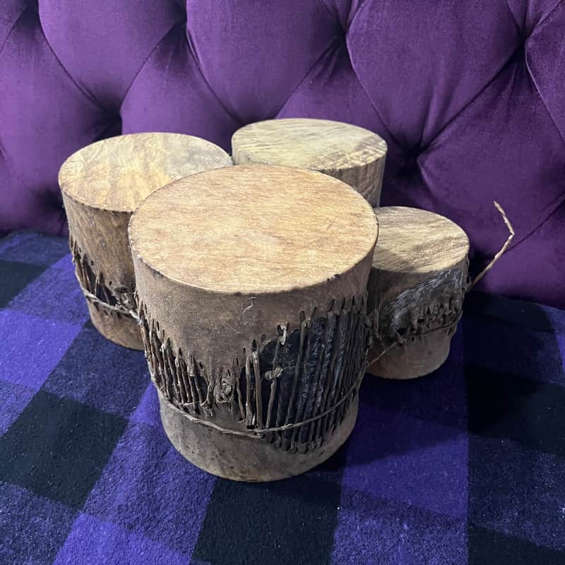 Native/African/Moroccan Drums 4pc Animal Skin image 1