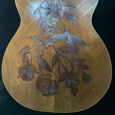 Blueberry Baritone Acoustic Guitar - Handmade and Build to Order image 6