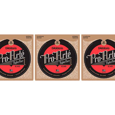 EJ45-3D Pro-Arté Nylon Normal Tension D'Addario image 1