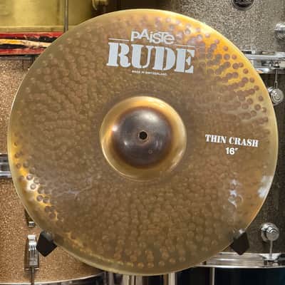 Paiste Rude 16" Thin Crash Cymbal 1082g image 1