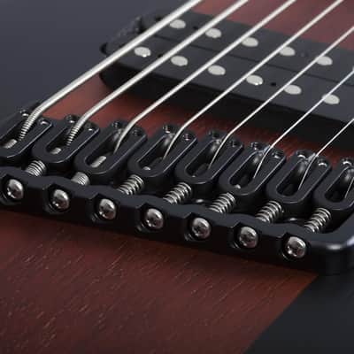 Schecter C-8 Multiscale Rob Scallon Satin Dark Roast image 11
