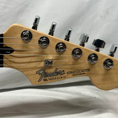 Fender Standard Stratocaster strat HSS Electric Guitar MIM - Made in Mexico- Electron Blue image 7