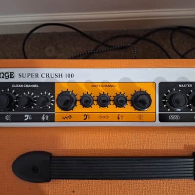 Orange Super Crush 100 2-Channel 100-Watt 1x12" Guitar Combo 2021 - Present - Orange image 2