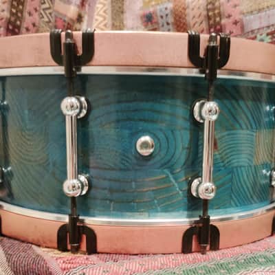 SSS Solid Shell Shop Custom Snare Drum - 2026 - Blue image 15