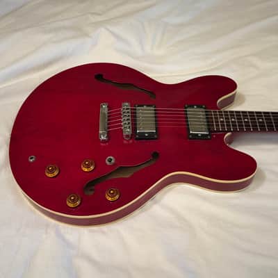 Vintage 1998 Epiphone Dot (Gibson 335) - Made in Korea (MIK) - Cherry - Free Pro Setup image 2