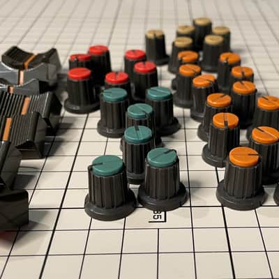 Tascam Vintage Mixer Original Replacement Knobs & Faders Set image 3