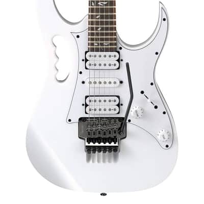 Ibanez JEMJR-WH Steve Vai Signature Electric Guitar, White image 1