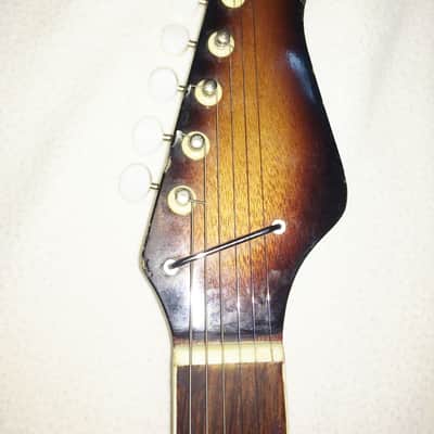 Vintage Made in Japan Palmer? Single Pick UP 60's Brown Burst image 13