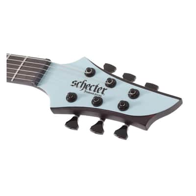 Schecter John Browne Tao-6 6-String Right-Handed Electric Guitar with Swamp Ash Body and Ebony Fretboard (Azure) image 5
