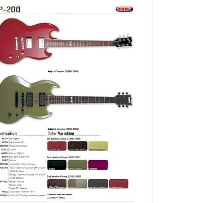 2000 ESP VIPER VP-200 Moss Green 2nd Version, MIJ JAPAN | Reverb