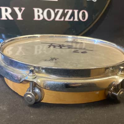 Terry Bozzio's DW - 2x8" Collector's Series Piccolo Tom - Natural Satin Oil, "Db" Autographed! image 11