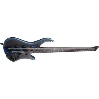 Ibanez EHB5MSBSP EHB Ergonomic Headless Multi-Scale 5-String Bass w/ Fishman Fluence Pickups & Gig Bag - Midnight Arctic Ocean Matte image 5