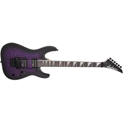 Jackson JS Series Dinky Arch Top JS32Q DKA Guitar - Transparent Purple Burst image 6