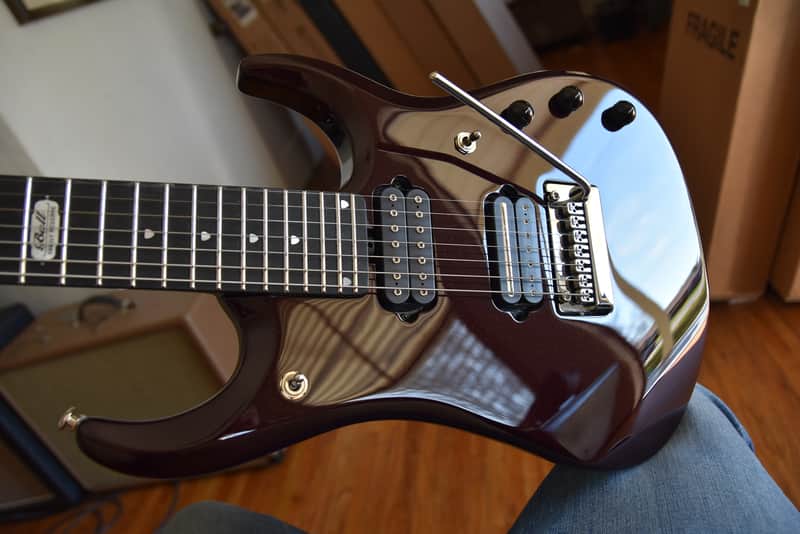 Ernie Ball Music Man JP12 BFR 7-string, OHSC, 2012,  Great condition, John Petrucci signature guitar, Ball Family Reserve image 1