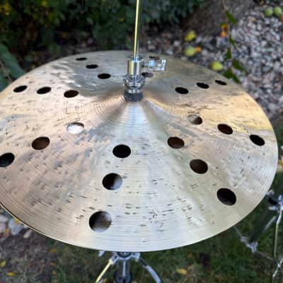 Spectrum Cymbals 14" Effects Hi Hat Top - Hand Hammered image 4