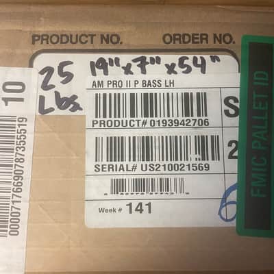 Fender American Professional II Precision Bass LH MN Black 8lbs, 10oz US210021569 image 11
