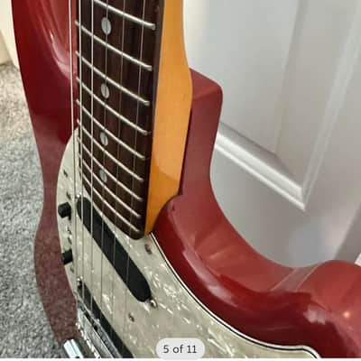Used Fender 1994 Fender Mustang MG-65 Japanese 65' Reissue Dakota Red image 5