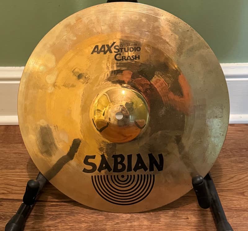 Sabian AAX 15" Studio Crash Cymbal image 1
