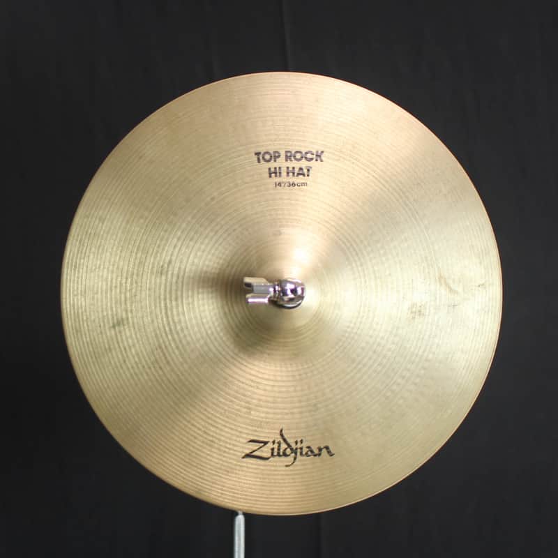 Vintage Zildjian 14" 1980's Pre-Serial A Rock Hi Hats - 1252g/1342g (video demo) image 1