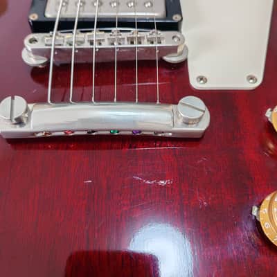 1991 Orville Explorer Gibson-Licensed Guitar, 100% Original, Japan Terada - Cherry image 8