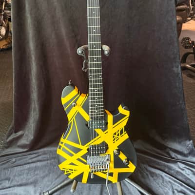 EVH Wolfgang Special Striped with Ebony Fretboard 2024 - Present - Satin Black/Yellow Stripes image 2