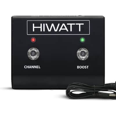 Hiwatt FS202LJ | HI-5 Footswitch, 2-Button Latching, Channel and Boost Control. New with Full Warranty!