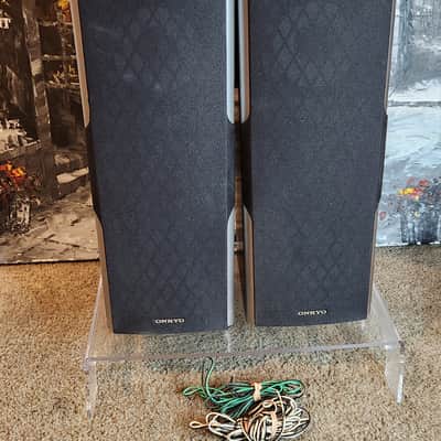 Onkyo Onkyo SKF-540F front speakers (pair) 90s - Black image 3