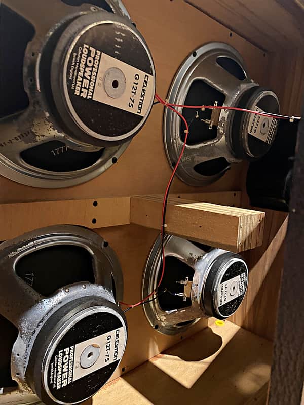 Hiwatt Rare Vintage 1984 US Made Sterling Imports LA412 4 x 12