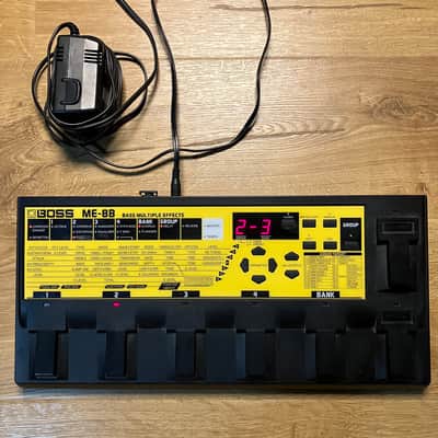 Boss ME-8B Bass Multiple Effects Pedal 1996 - 2001 - Black and Yellow image 2
