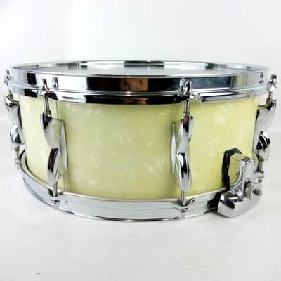 *Premier 5.5x14"WMP 2001 Snare Drum 3Ply African Mahogany Vintage 70s 8-Lug 2000 image 4