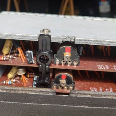 Farfisa Combo Compact 61-Key Organ 1964 - 1968 - Red with Black-White / White-Black Keys image 8