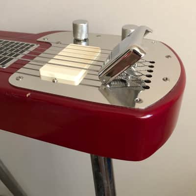 Rare Jedson Lap Steel - David Gilmour / Pink Floyd Specification with EMG Pickup - Dark Red image 6