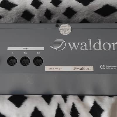 Waldorf Microwave II Rackmount Wavetable Synthesizer 1997 - Black image 6