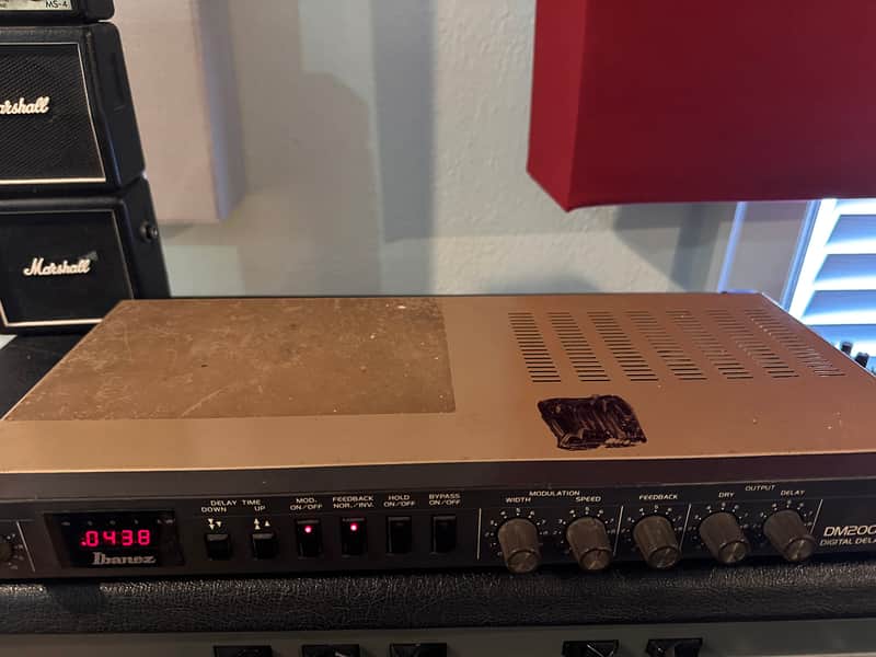 Ibanez DM2000 Digital Delay Vintage Rack Effect Trey | Reverb