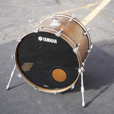 Yamaha/Japan Maple Custom Absolute Series ABD1524T 18x24" Maple Bass Drum - Vintage Black Oil Finish image 4
