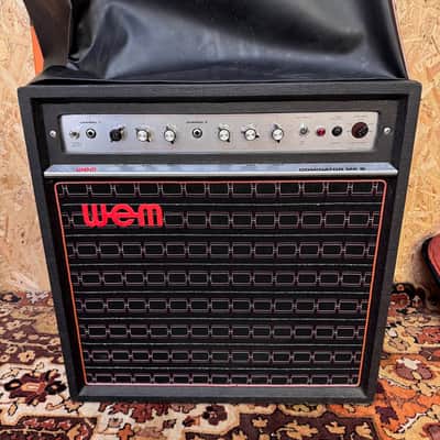Vintage 1970s WEM Watkins Dominator MKIII MK3 Valve Guitar Amplifier 1x12 Combo image 2